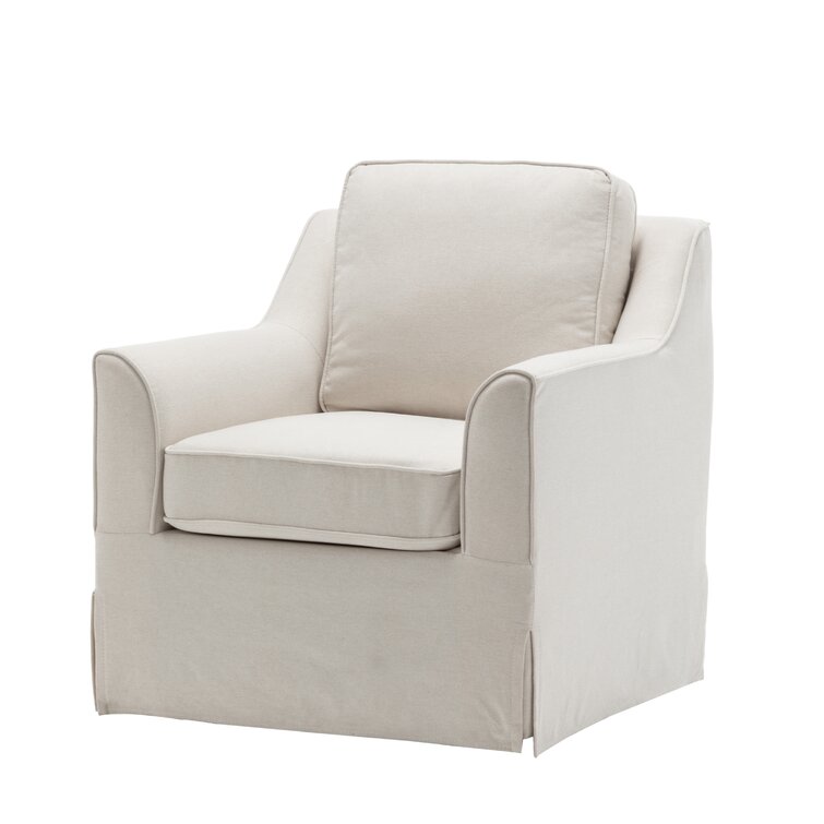 White chair online swivel